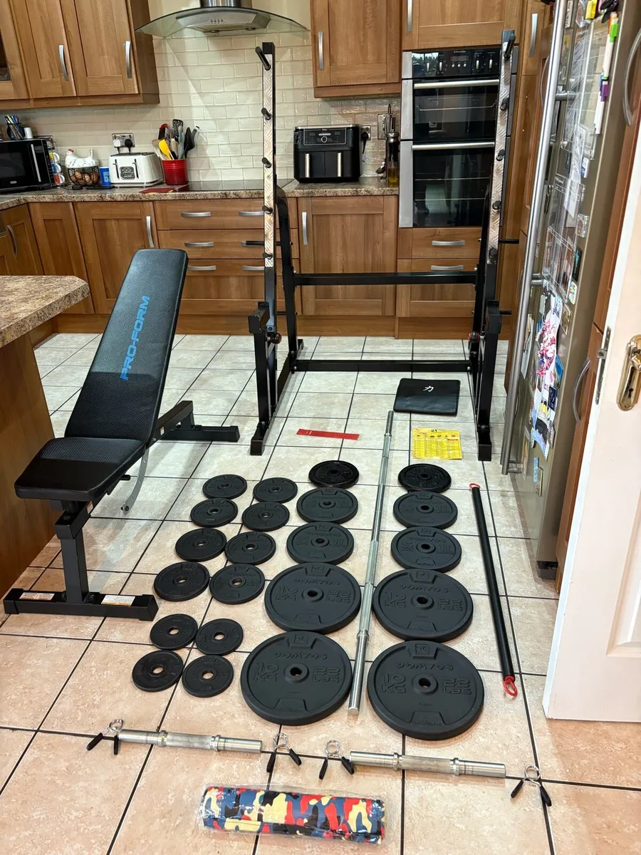 UNBELIEVABLE LARGE GYM RACK SET, BEST ON HERE!!! - Image 1