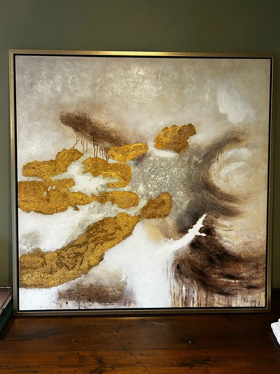Gold framed painting