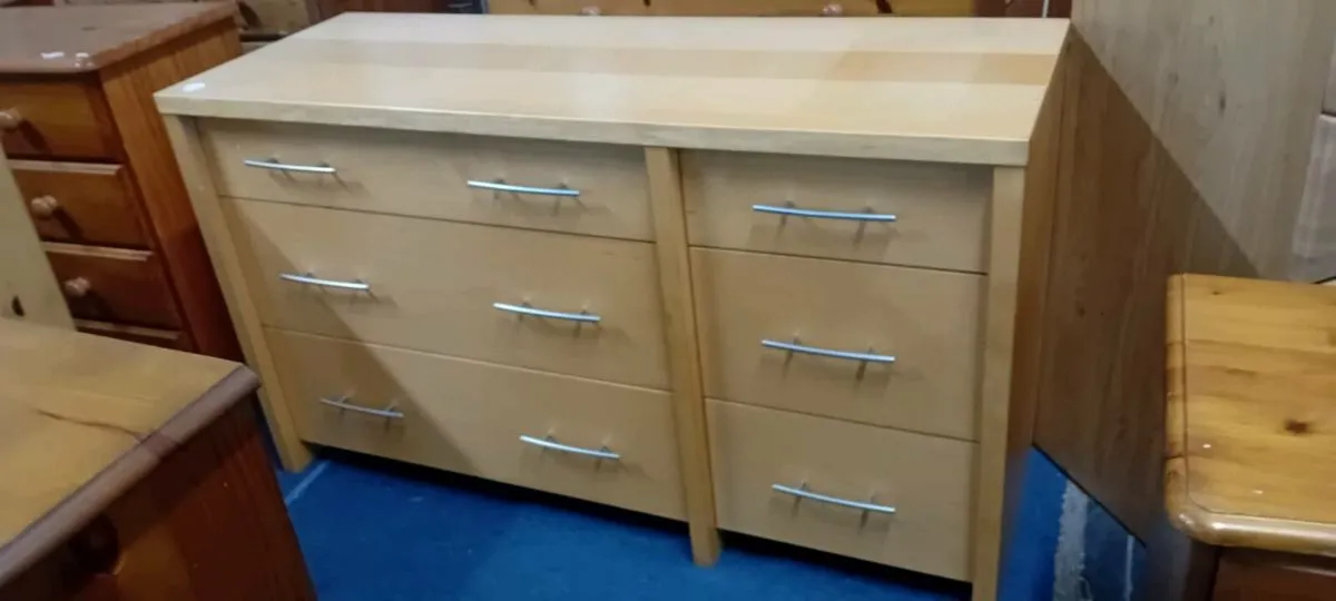 Modern Double Chest Of Drawers - Image 1