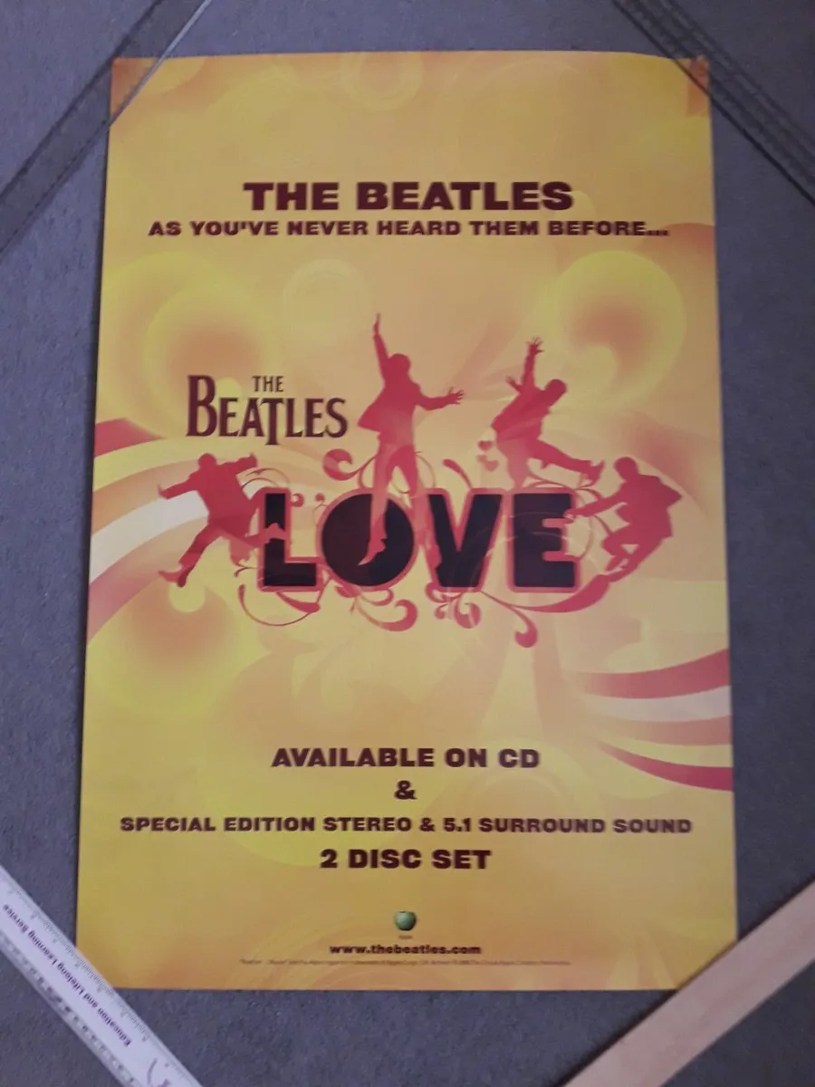 9 Beatles original promo Posters + Lennon & Mc - Image 1