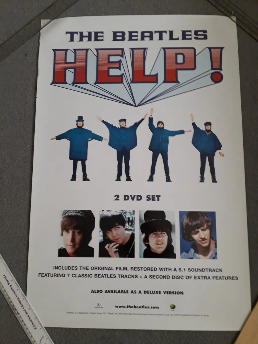 9 Beatles original promo Posters + Lennon & Mc - Image 2