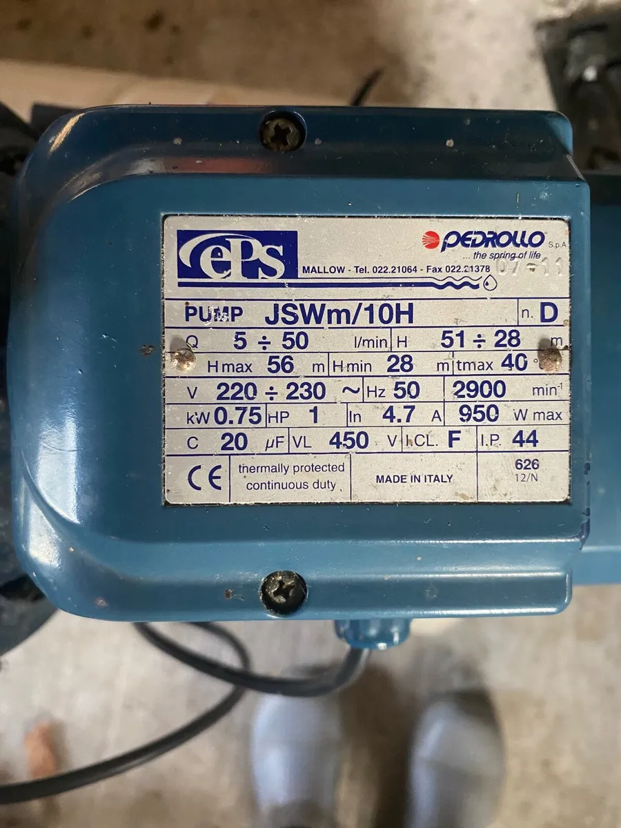 Water pump -10HP - Image 1