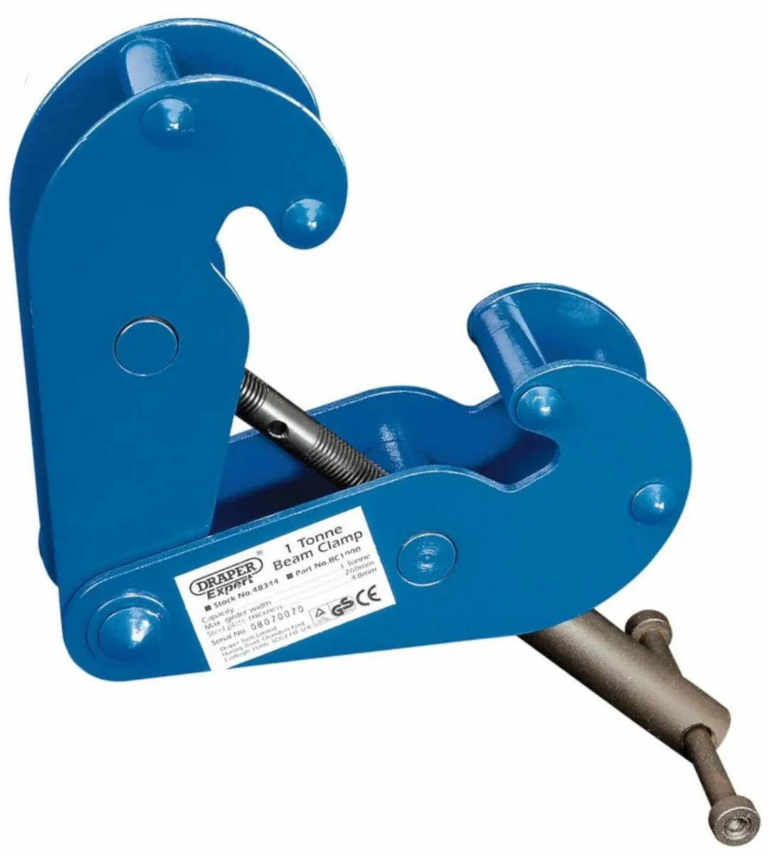 Draper Expert Beam Clamps 1, 2, 3 or 5 Tonne - Image 1