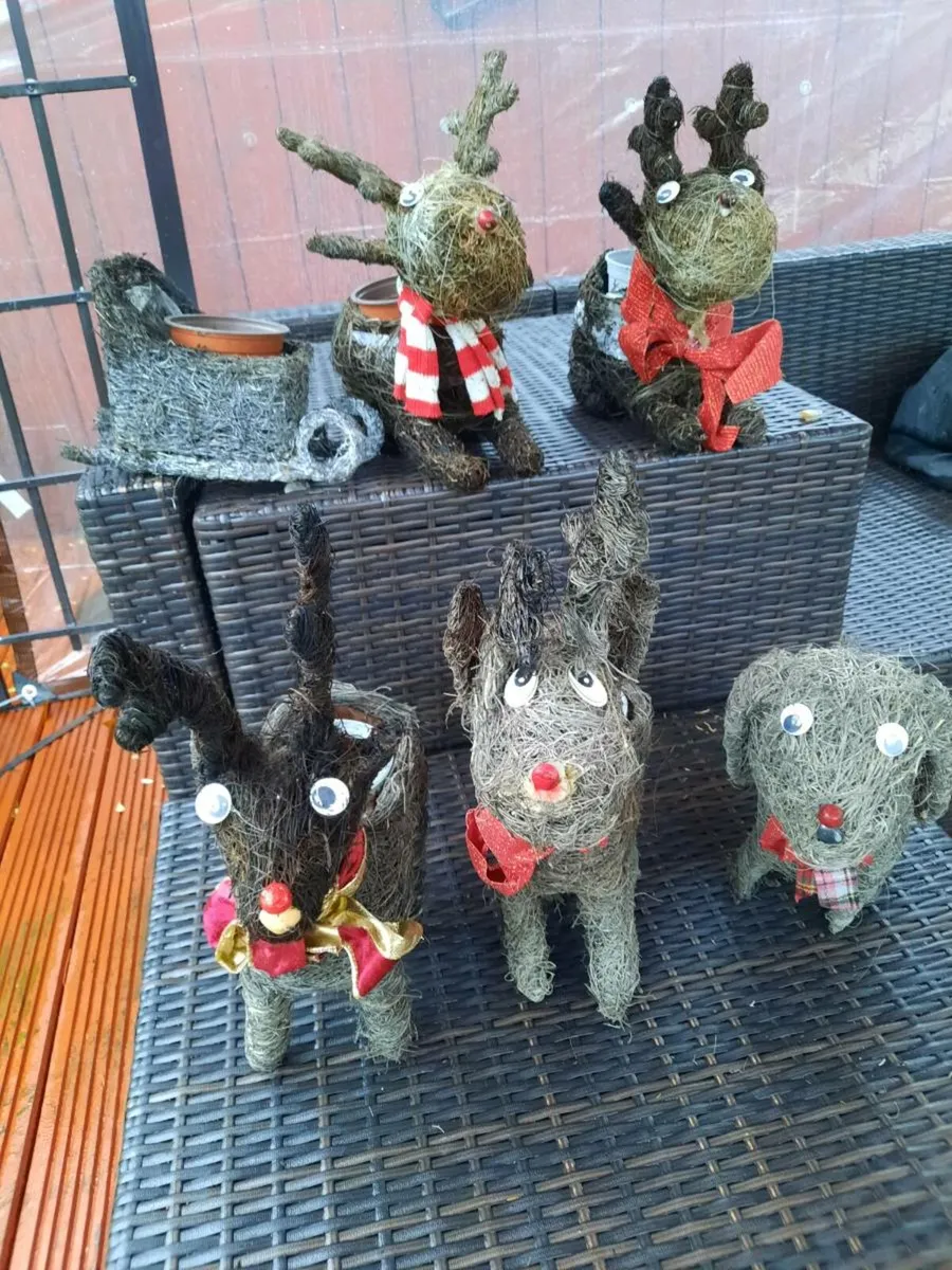 Six Christmas pot holders - Image 2