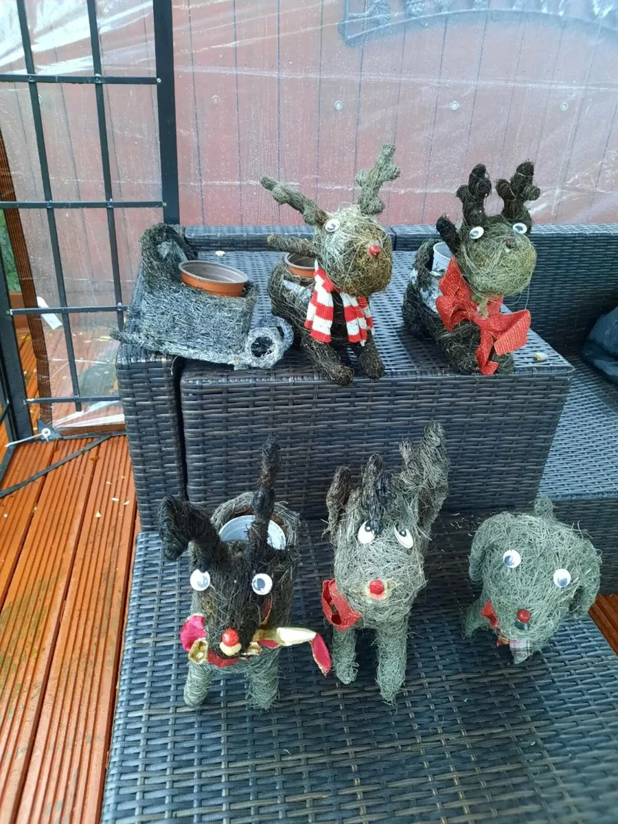 Six Christmas pot holders - Image 3