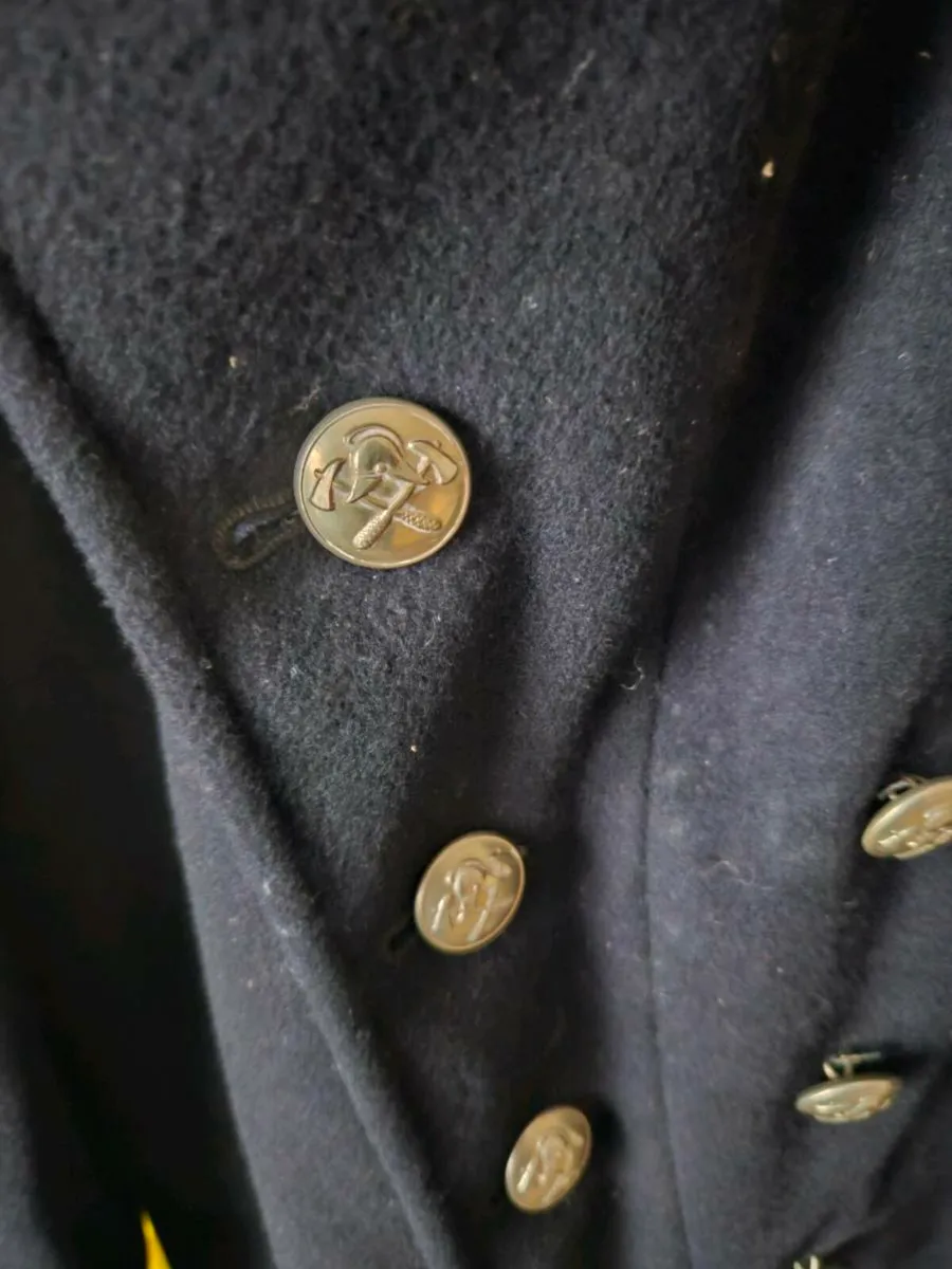 Vintage Fire Mans Coat - Image 2