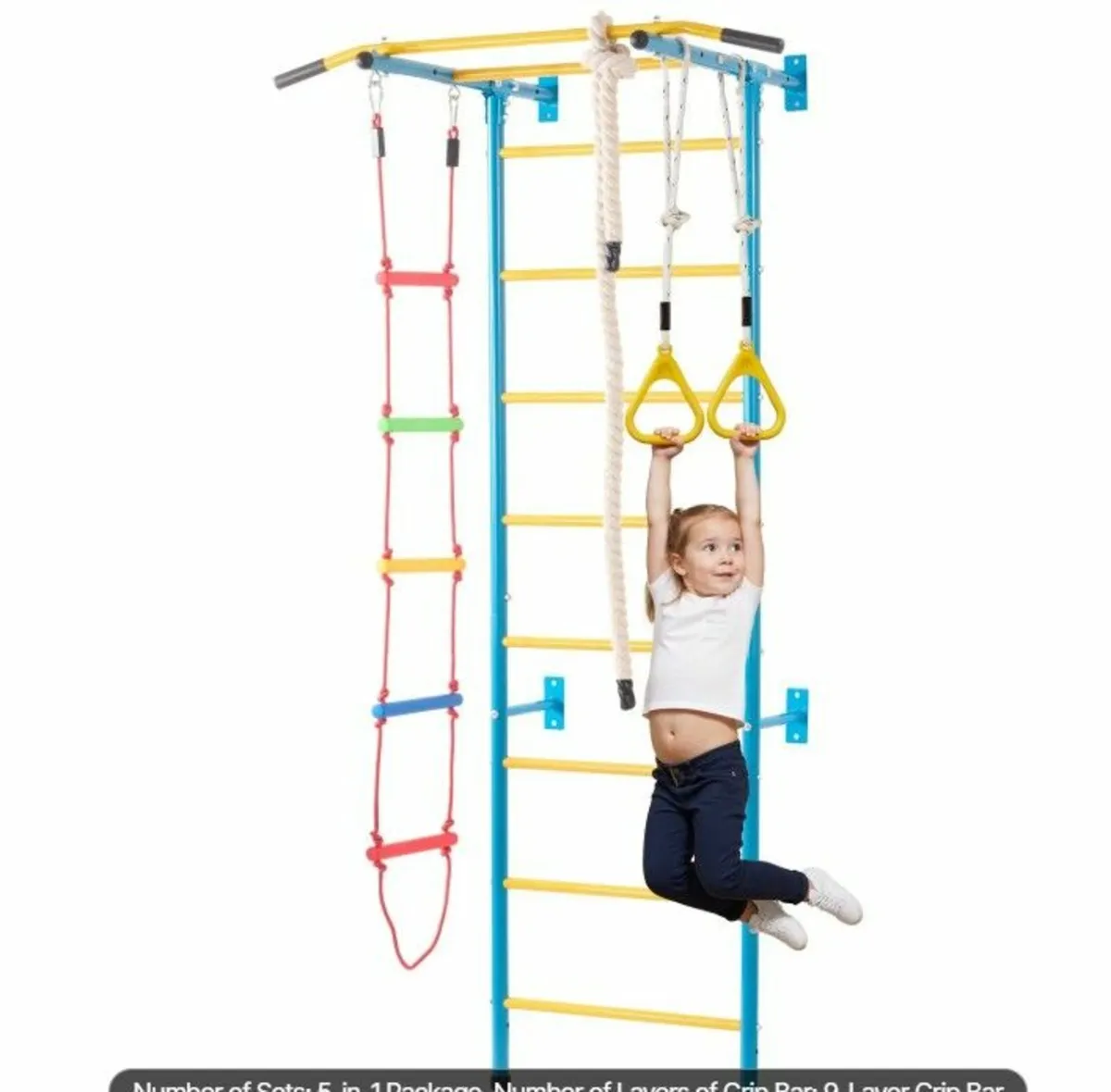 Swedish Wall Ladder Wall Gym - Image 1