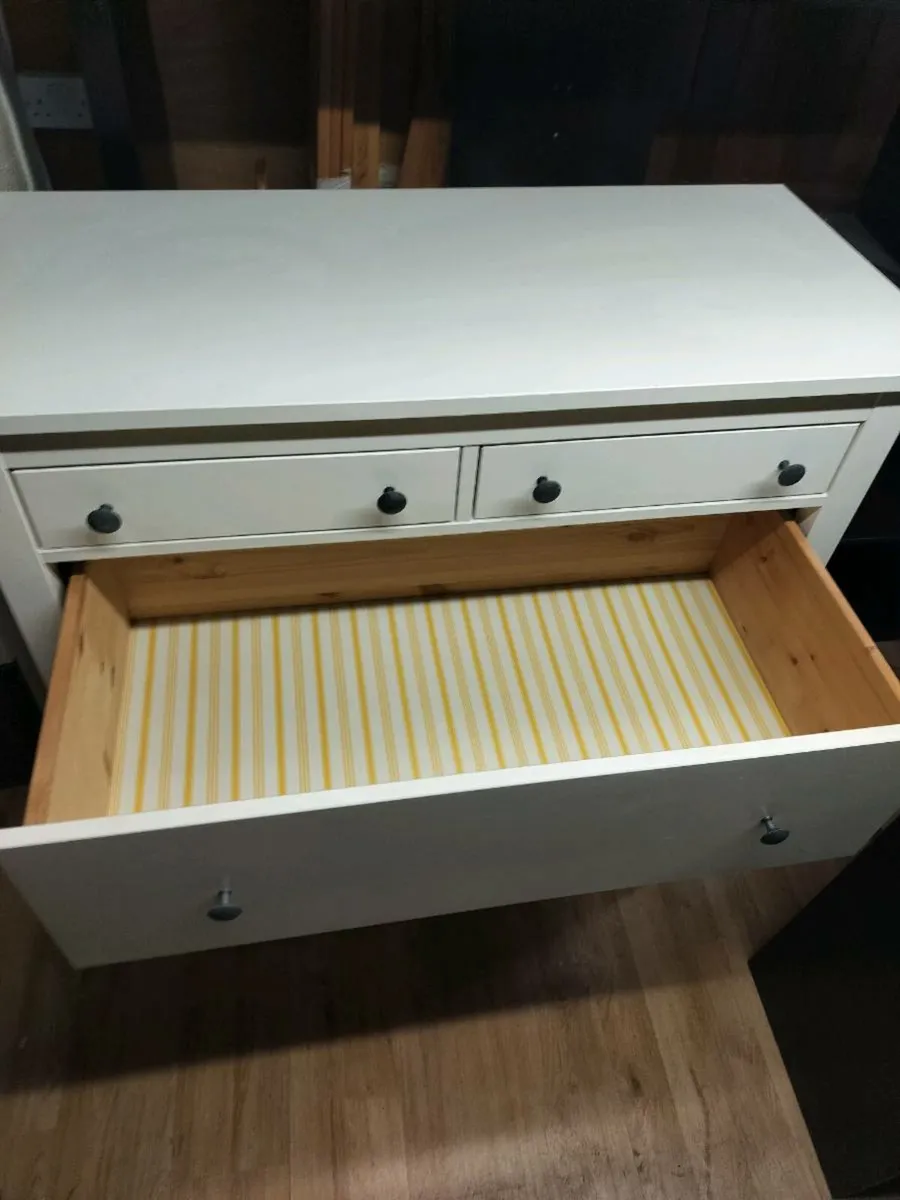 Chest of 6 drawers Hemnes white - Image 4