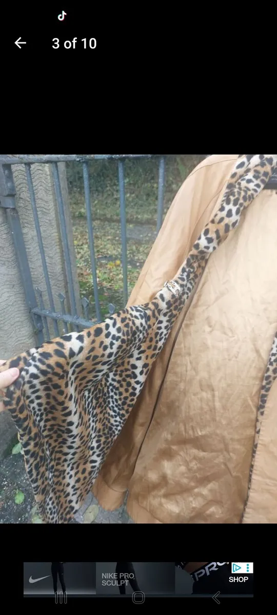 Vintage Roberto Gianni leather coat (free post) - Image 3