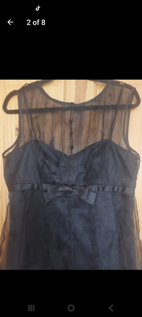 Kalico black chiffon dress (free post) - Image 2