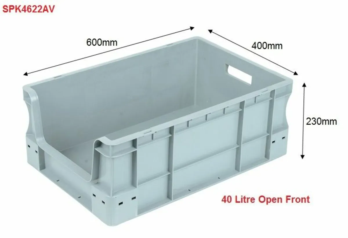 New Plastic Storage Boxes Bins - Image 3