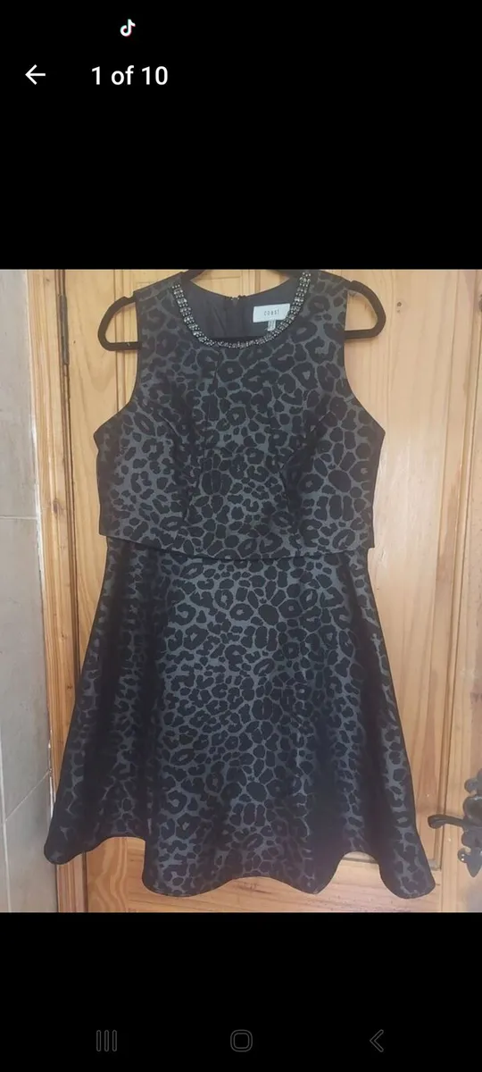 Coast animal print dress (free post) - Image 1