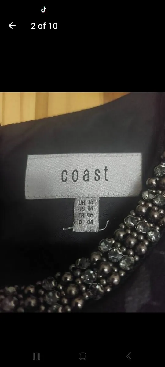 Coast animal print dress (free post) - Image 2