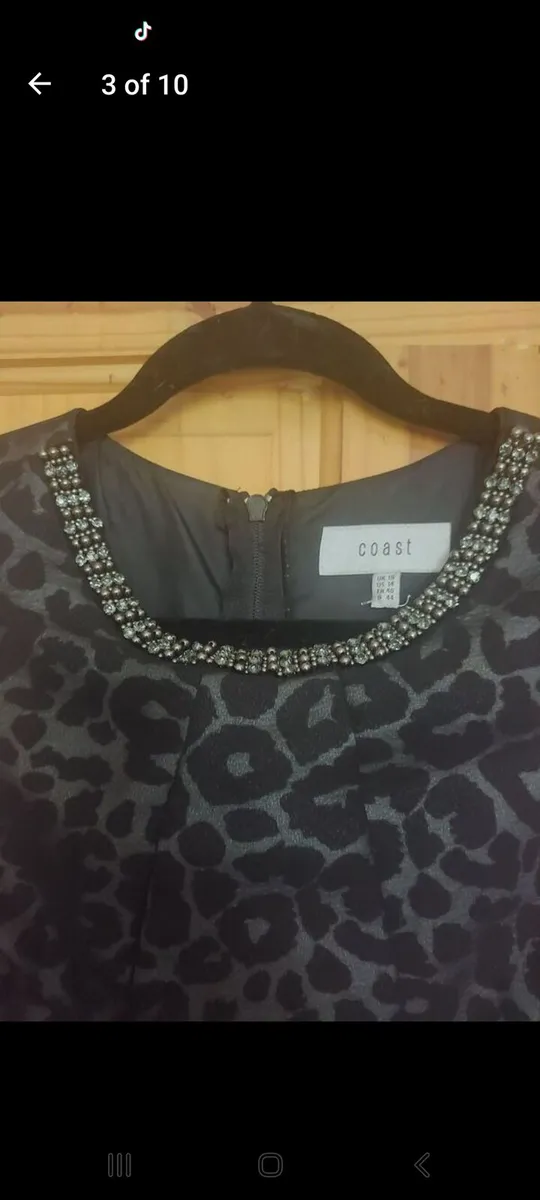 Coast animal print dress (free post) - Image 3