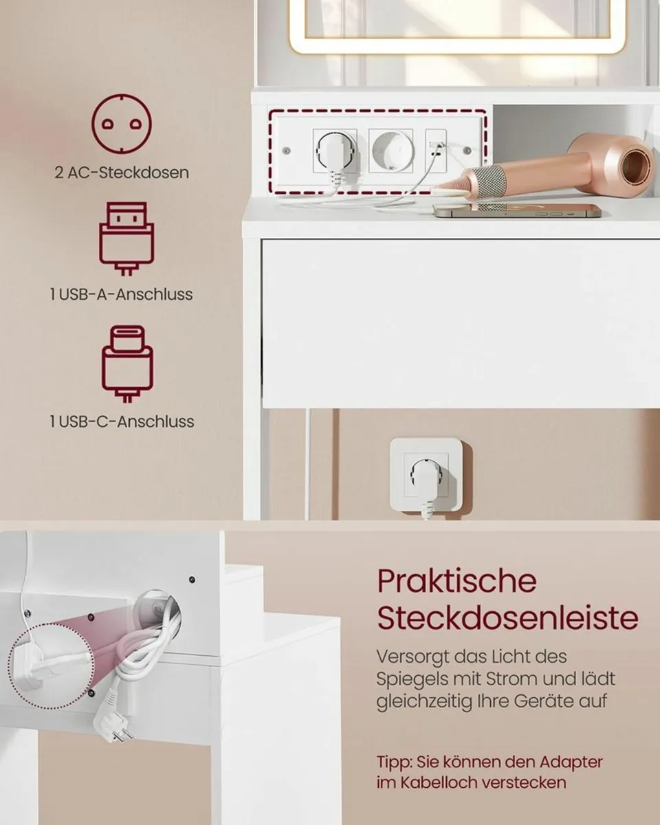 Dressing table LED Mirror - Image 2