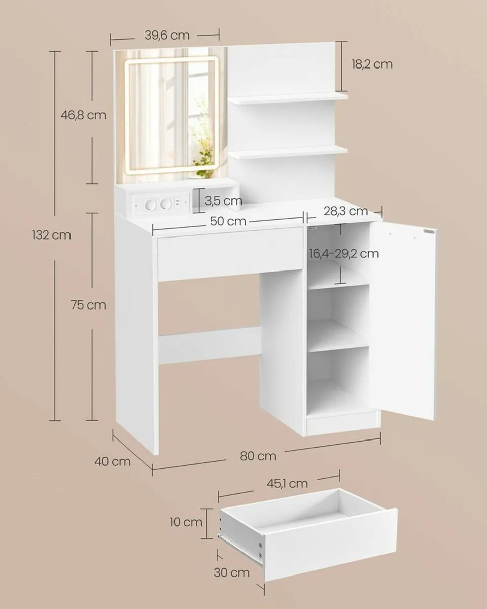 Dressing table LED Mirror - Image 3