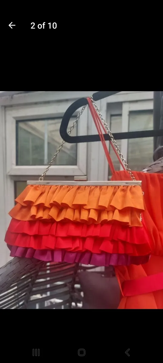 Debut tiered dress with matching bag (free post) - Image 2