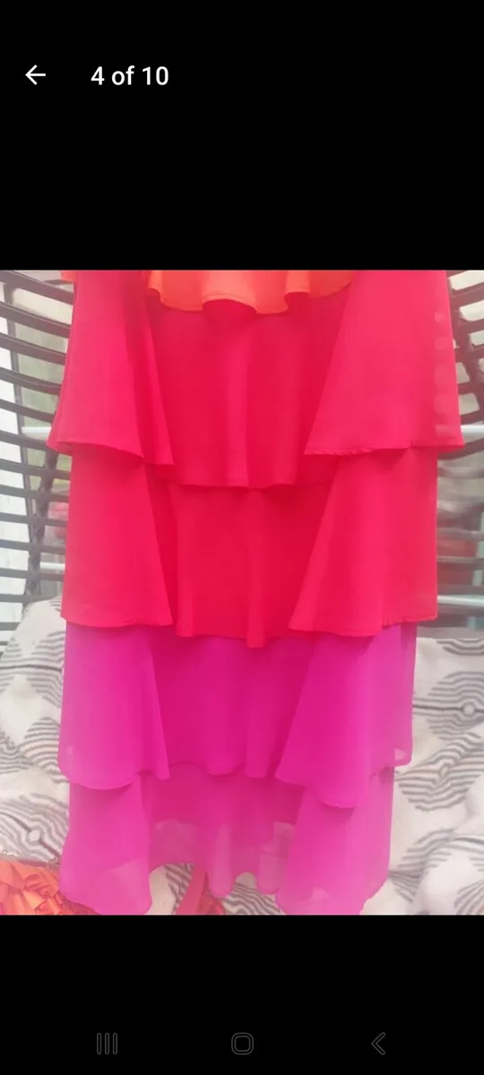 Debut tiered dress with matching bag (free post) - Image 4