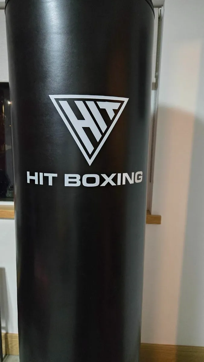 Hit Boxing Set 180cm Freestanding Punch Bag Gloves - Image 2