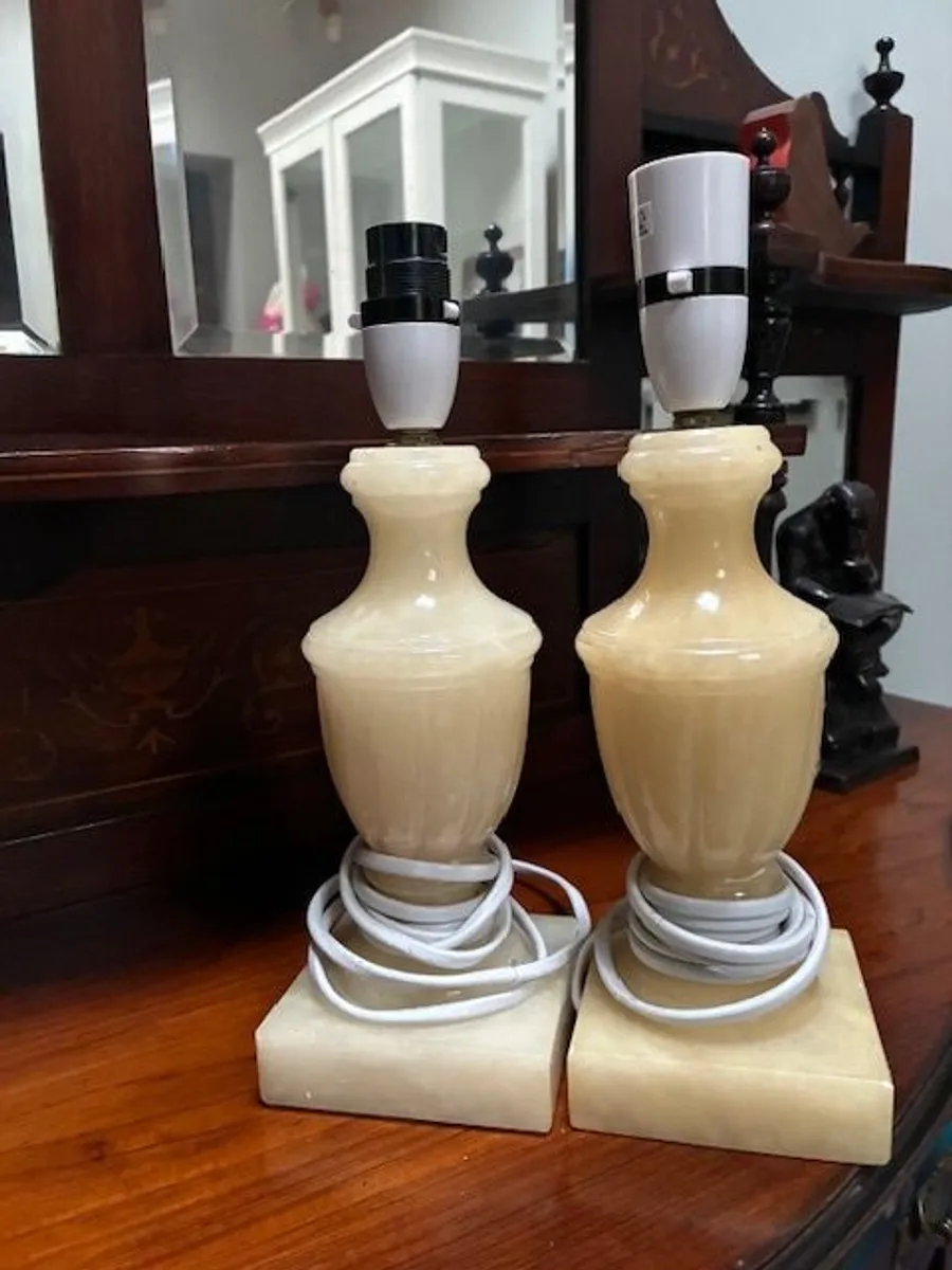 Alabaster Table/Bedside Lamps