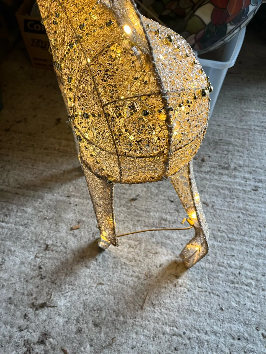 Christmas gold reindeer - Image 4