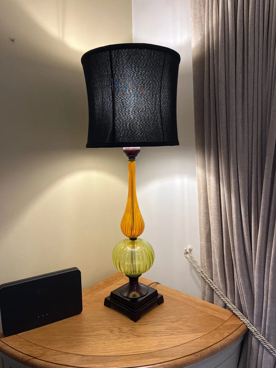 Two tall table lamps - Image 1
