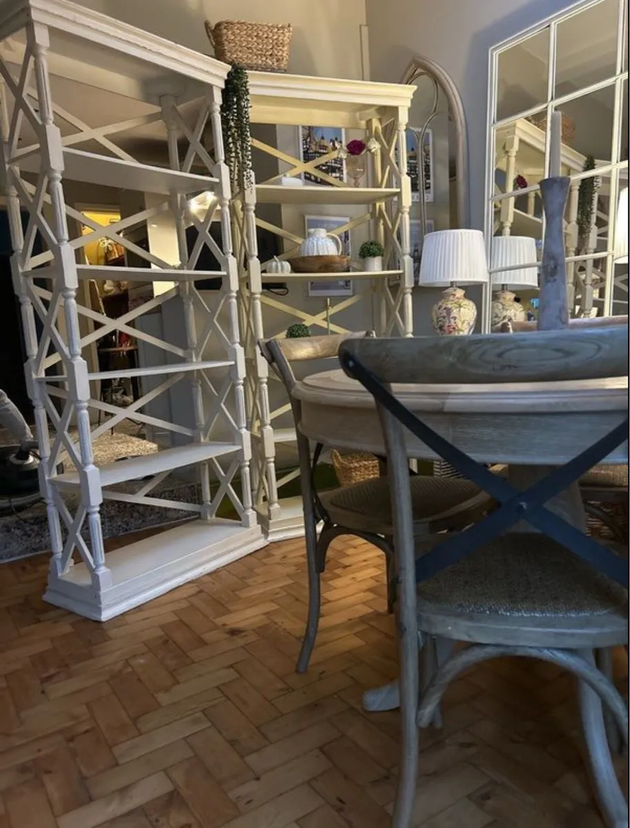 Laura Ashley Bookcase Cabinets - Image 1