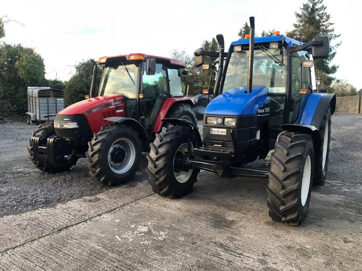 2003 New Holland TS 08 Case JXU 95 - Image 1