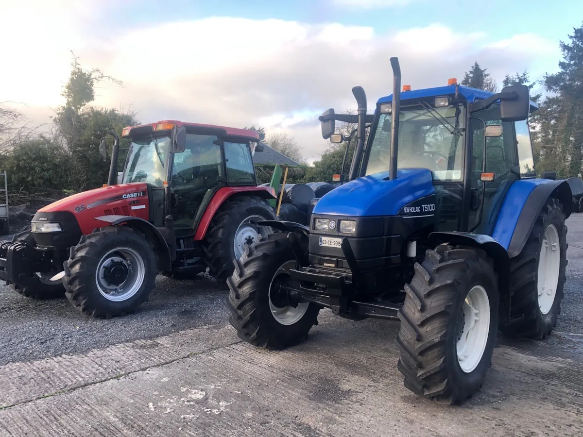 2003 New Holland TS 08 Case JXU 95 - Image 4