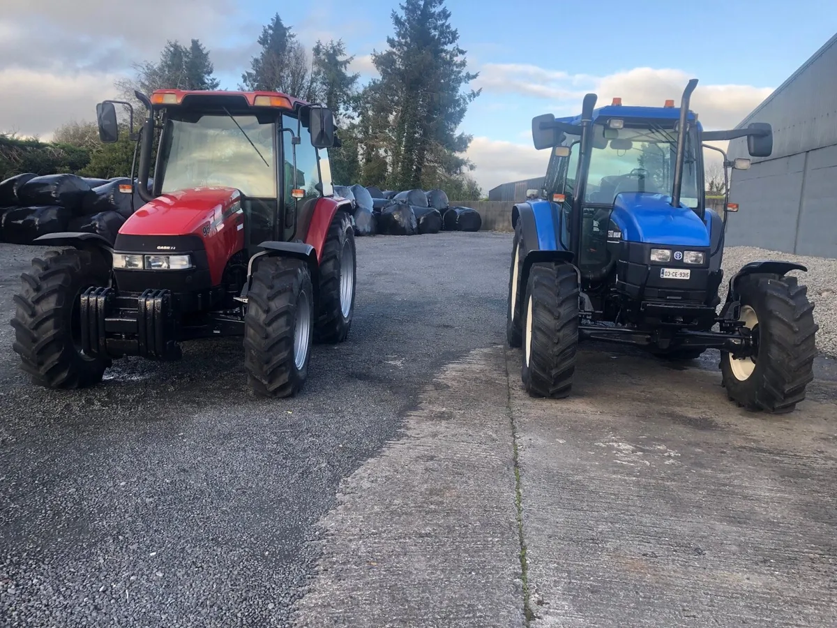 2003 New Holland TS 08 Case JXU 95 - Image 1