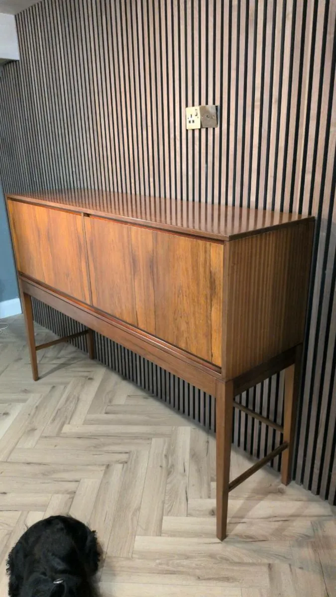 Mid Century Scandinavian Rosewood Tall Sideboard - Image 2