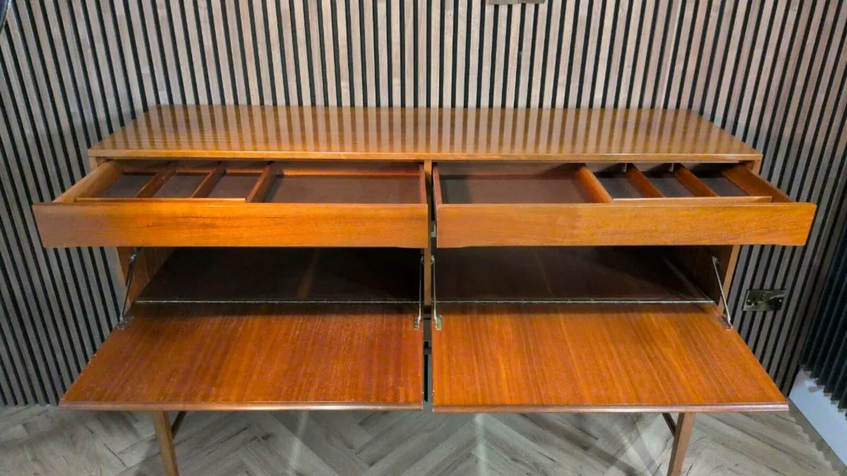 Mid Century Scandinavian Rosewood Tall Sideboard - Image 4