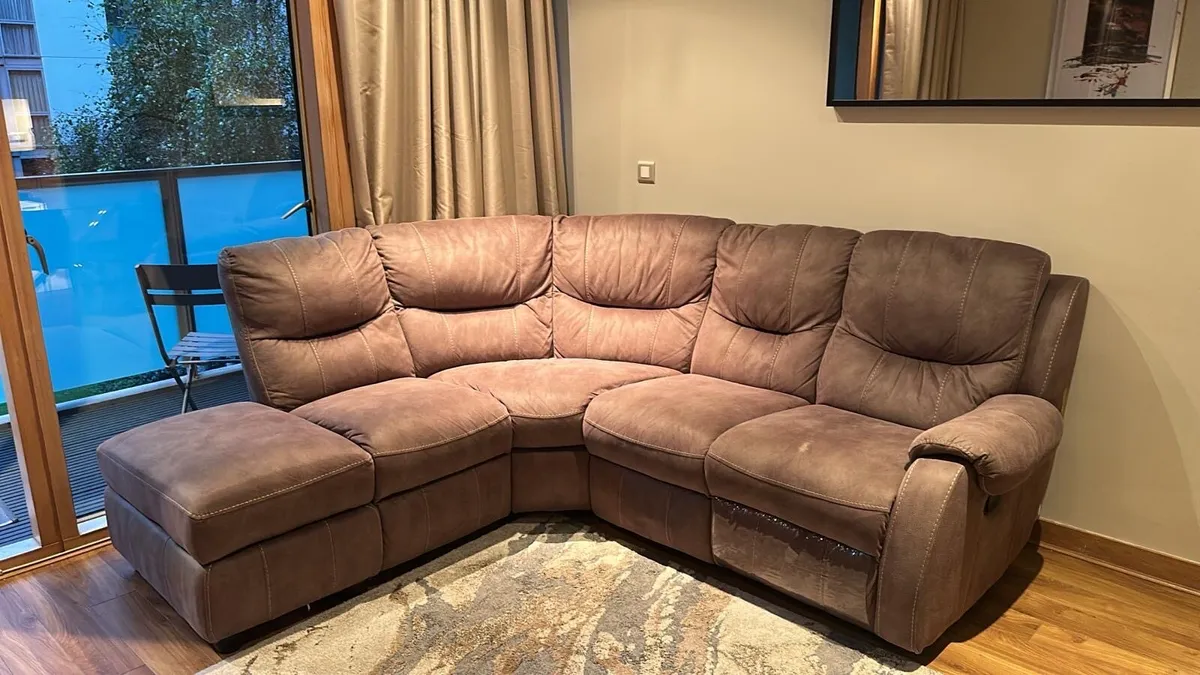 L Shape Recliner Couch - Image 1