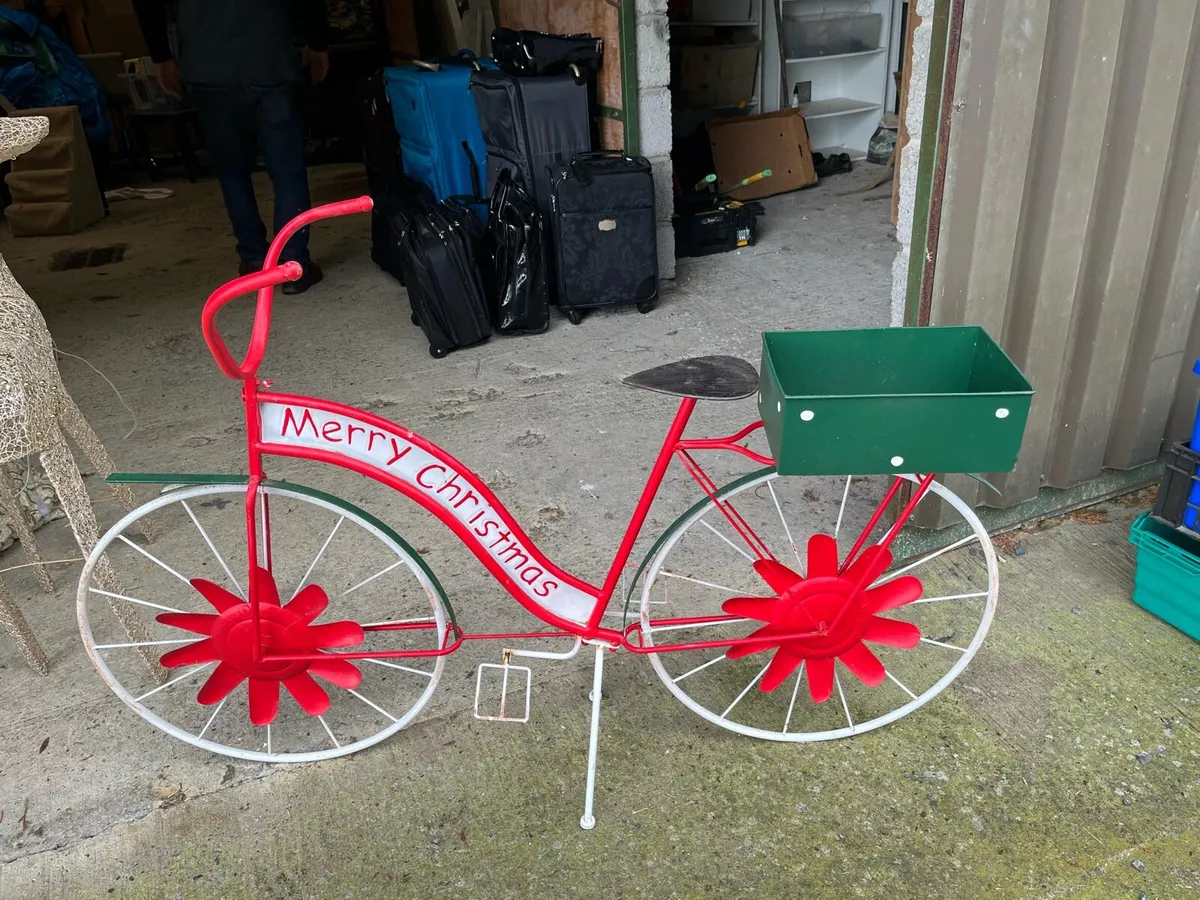 Santa Christmas bike decoration - Image 1