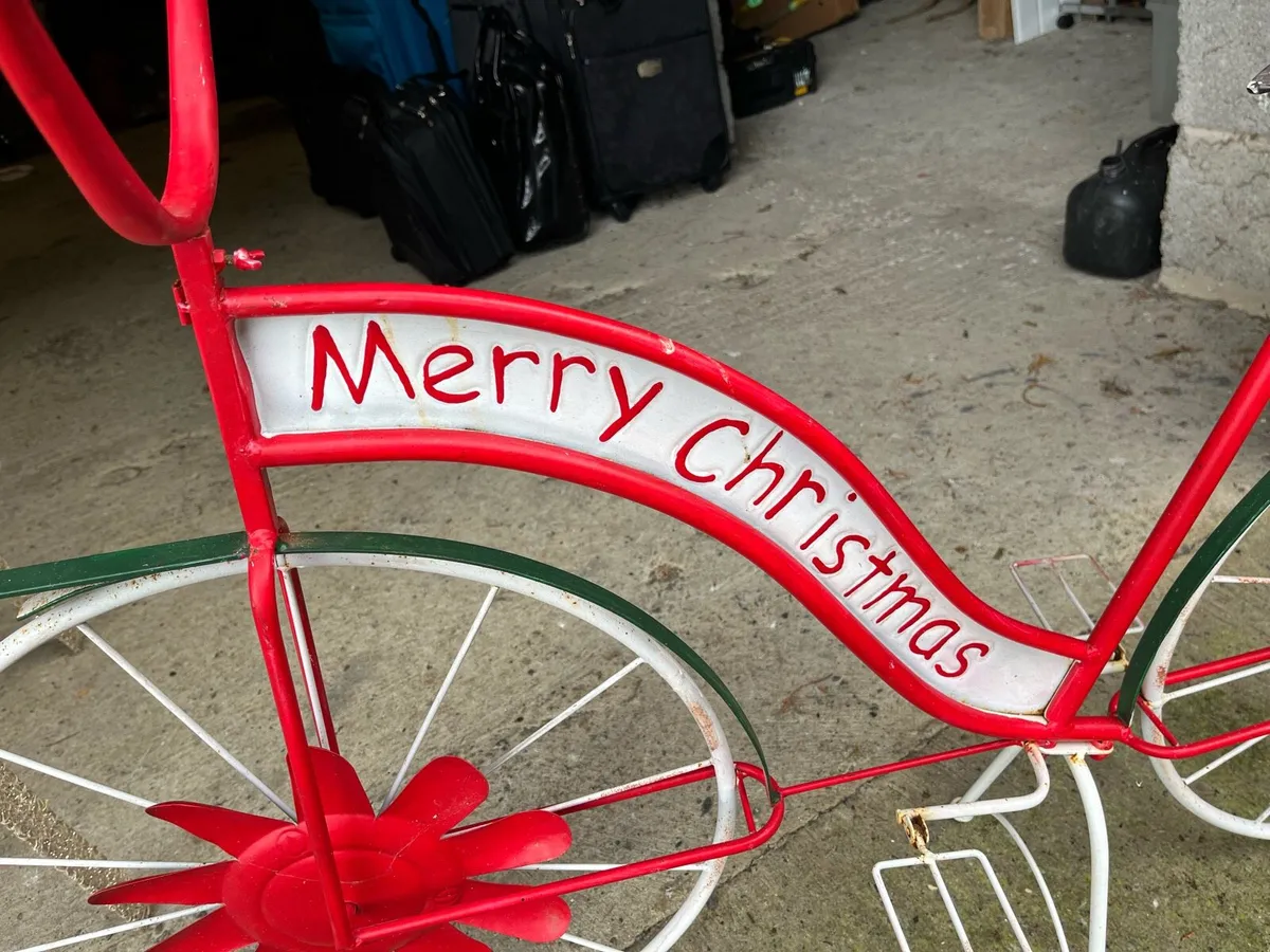 Santa Christmas bike decoration - Image 2