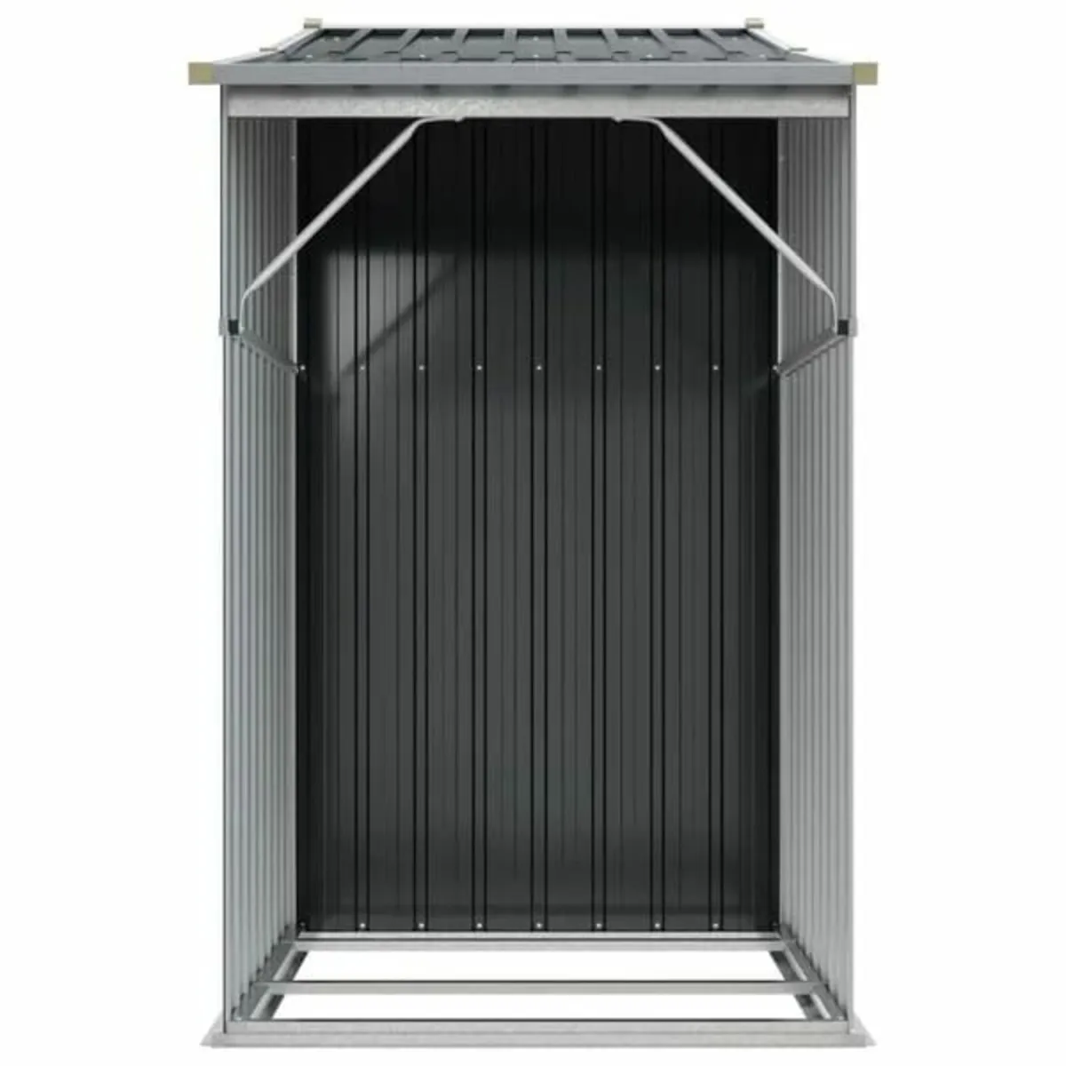 Garden Shed Anthracite 277x93x179 cm Galvanised St - Image 4