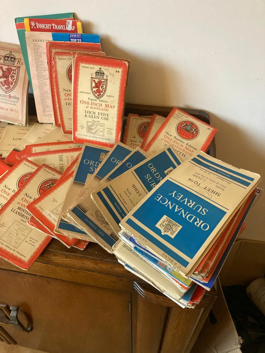 Maps (70 + approx) - England / Scotland - Vintage - Image 2