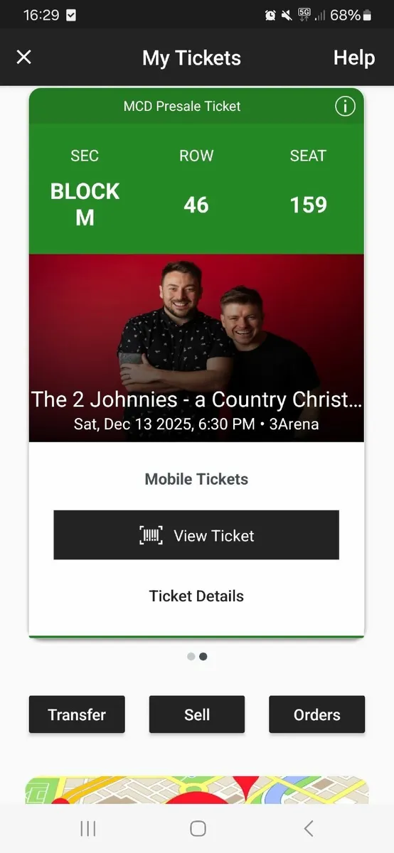 Tickets - The 2 Johnnies A Country Christmas - Image 1