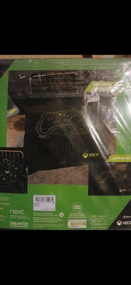 Xbox double duvet cover new from next - Image 1