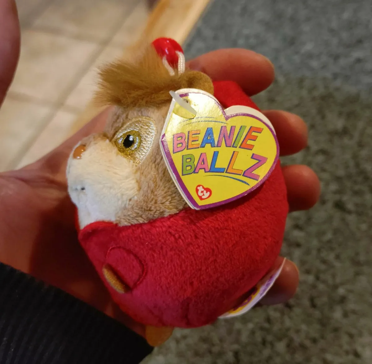 Alvin Beanie Ballz Keyring & Small Gnome (New). - Image 2