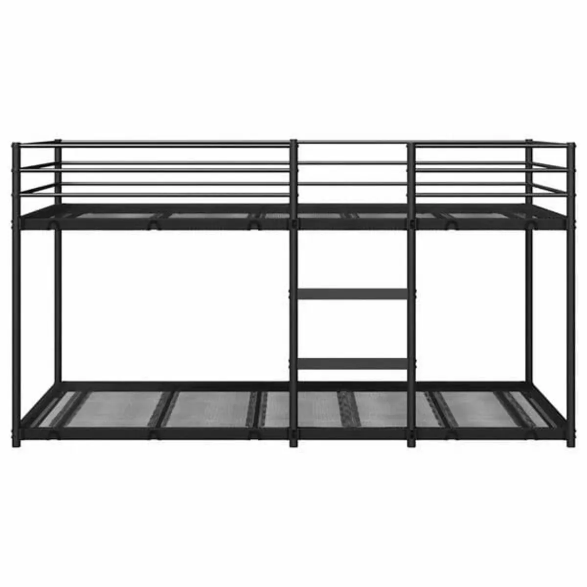 Bunk Bed without Mattress Black 90x190 cm Steel

D - Image 3
