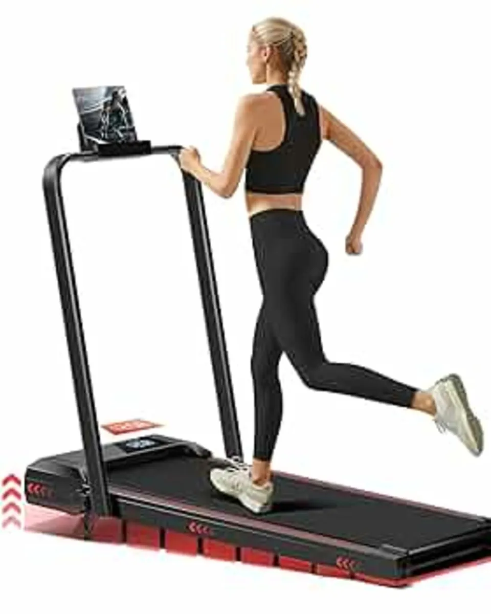Walking Pad Treadmill with 9% Incline, Folding Tre - Image 1