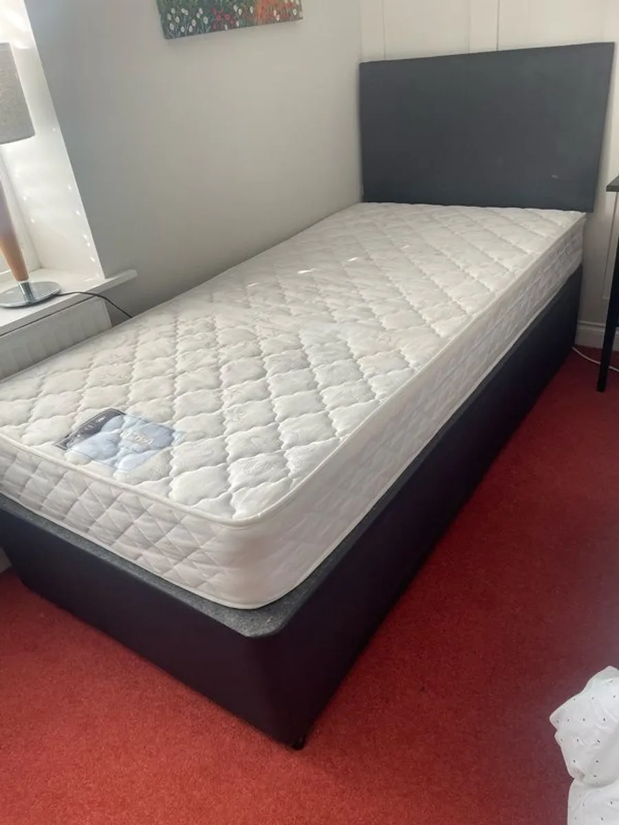 single bed and mattress - Image 1