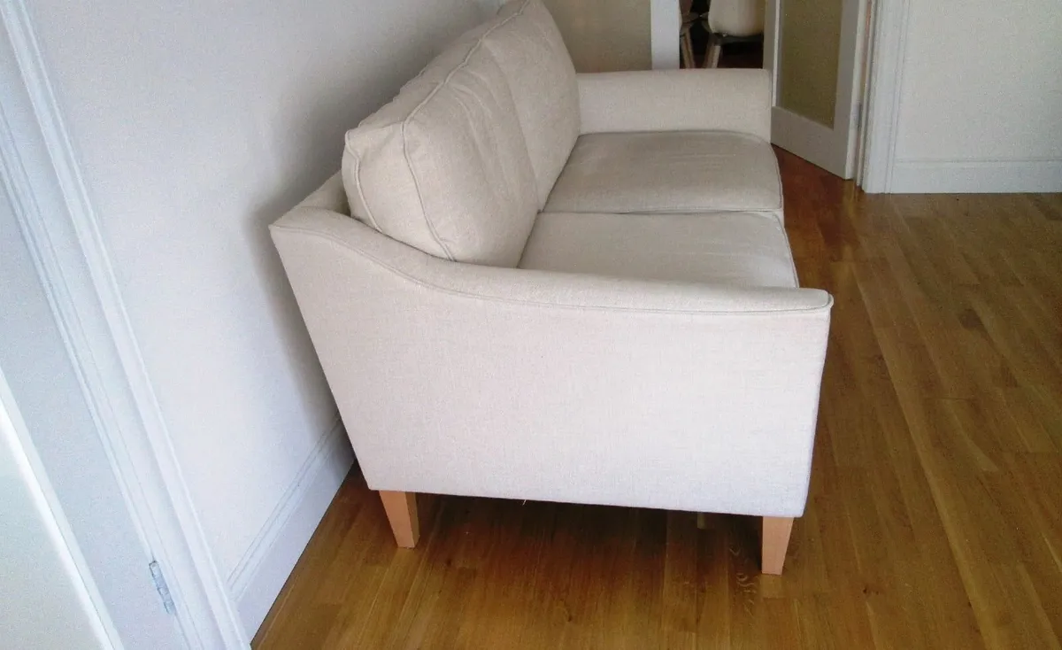 Sofa by Next (Laura Ashley) Cream - Image 3