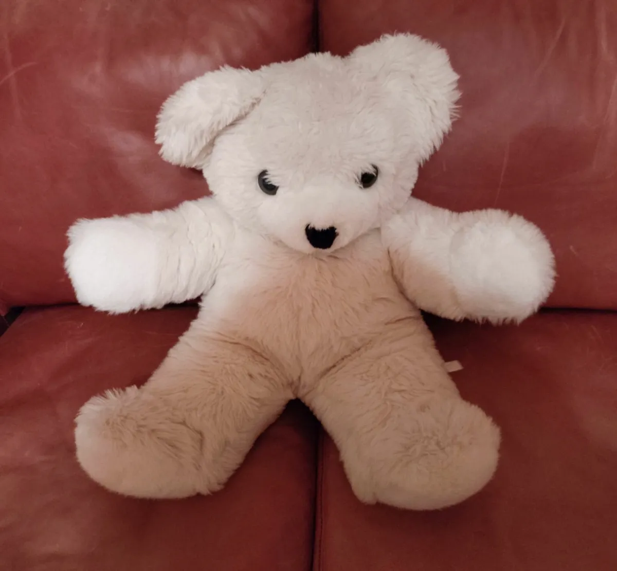 Beige/cream 2ft Teddy (nice condition). - Image 1
