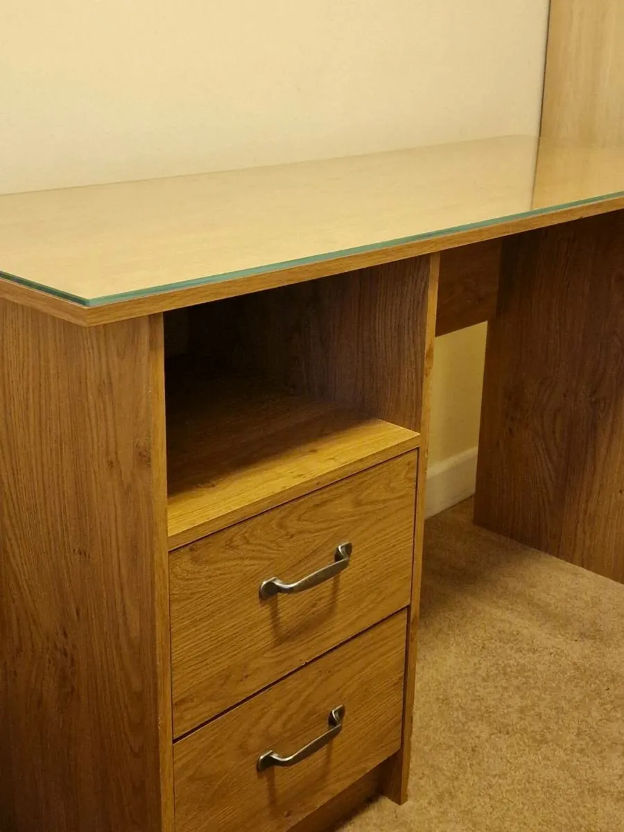 Desk 2 drawers - Image 1