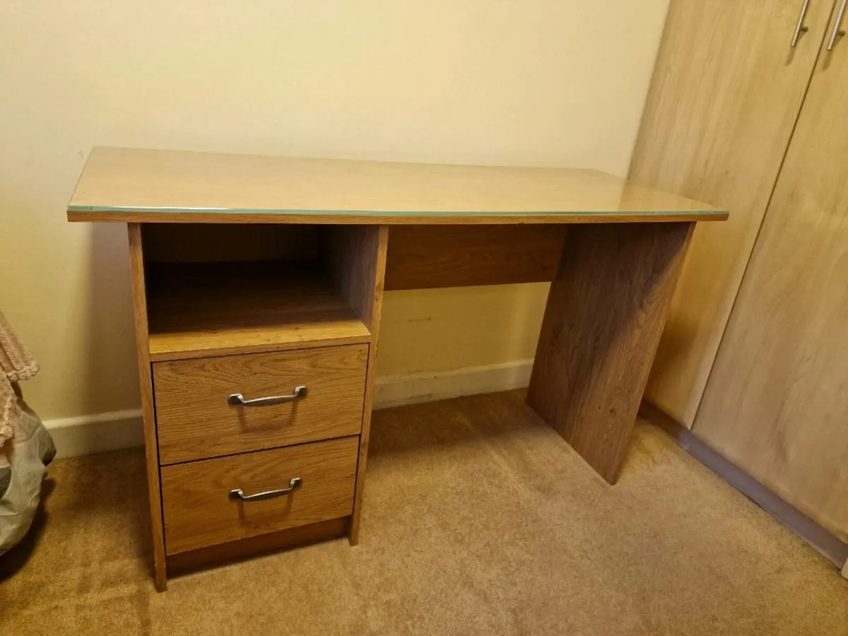 Desk 2 drawers - Image 2