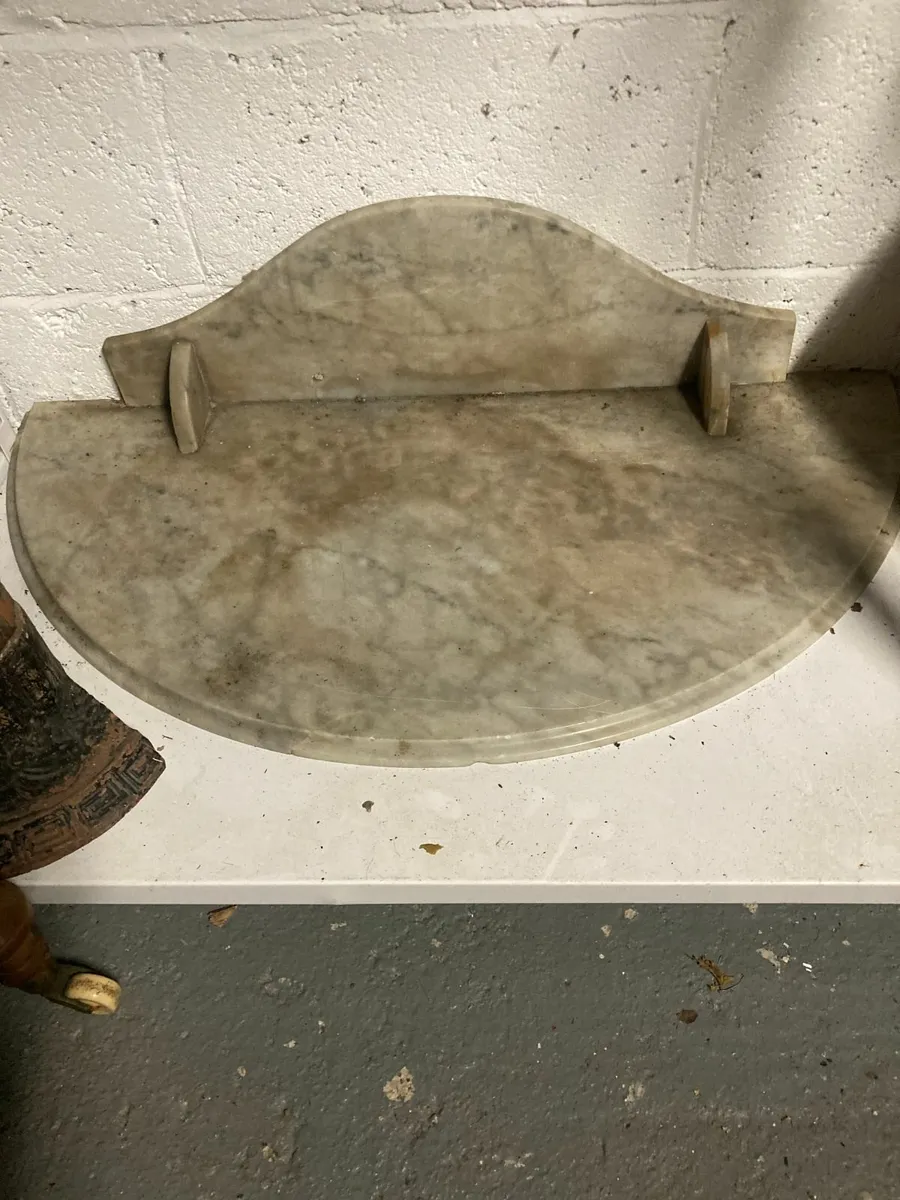 Antique Marble Top - Image 4