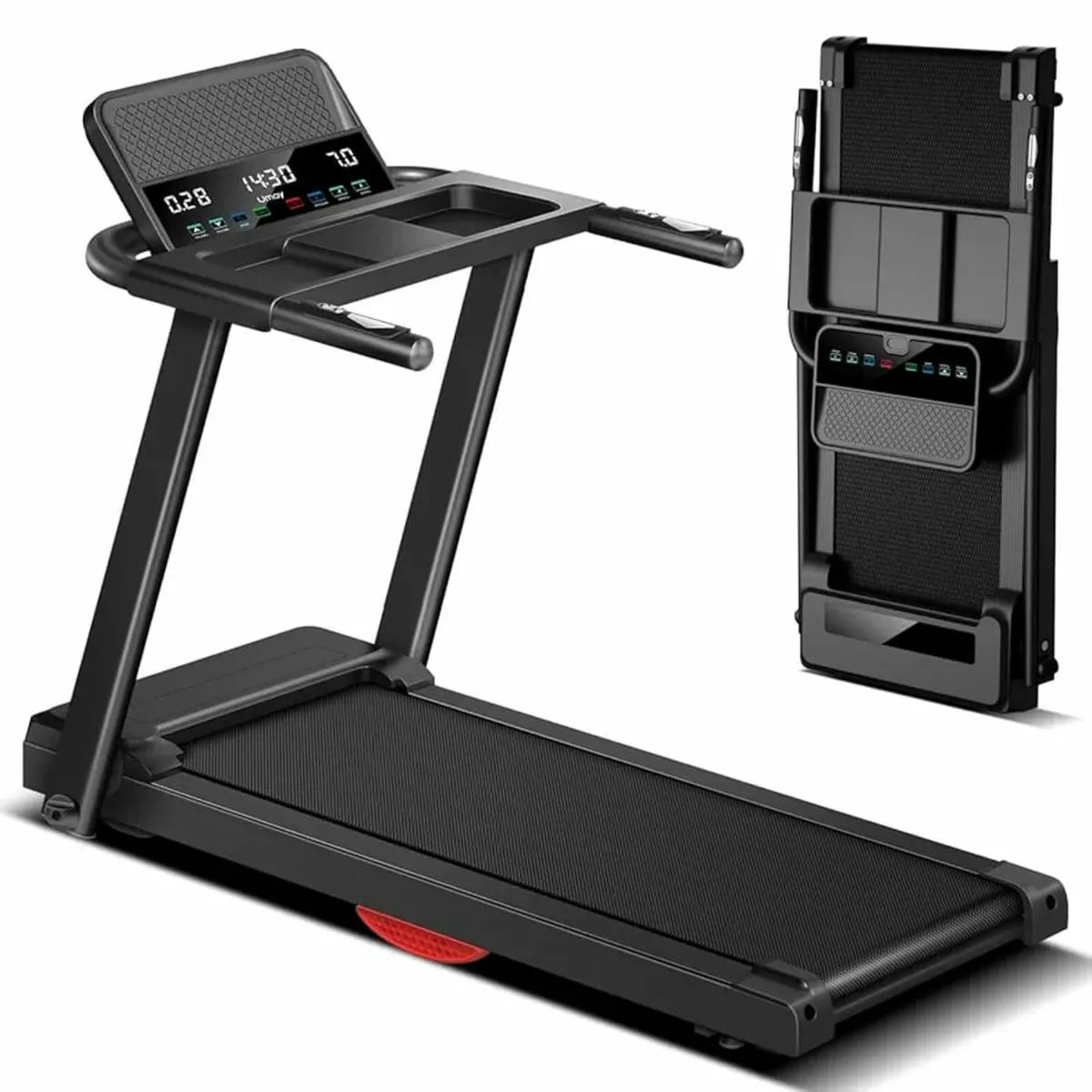 Treadmills for Home, 3.0HP Quiet Brushless Folding - Image 1
