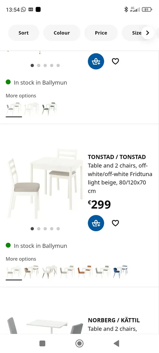 Table and chairs - Image 3